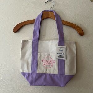 Trader Joe’s mini canvas tote bag